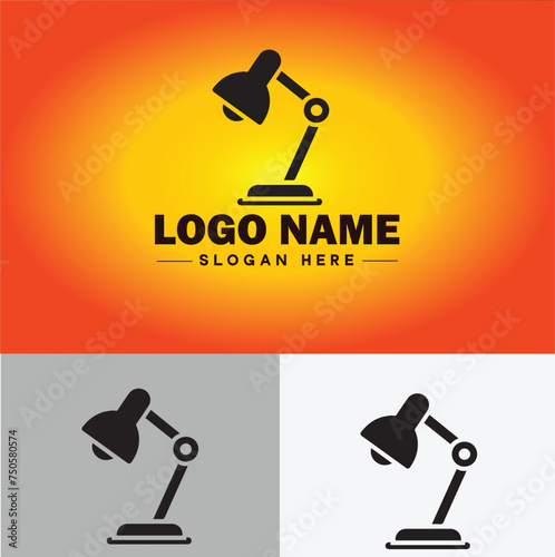 Lamp Logo bulb Light icon Company brand business logo template editable vector