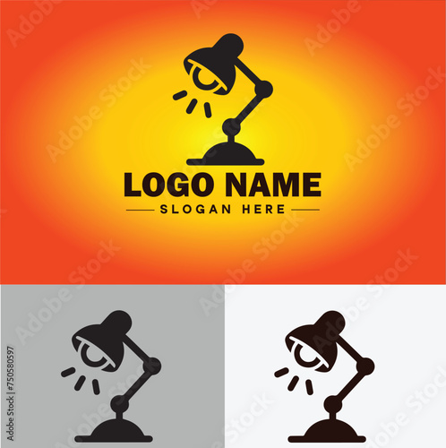 Lamp Logo bulb Light icon Company brand business logo template editable vector