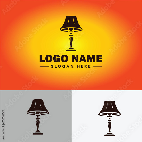 Lamp Logo bulb Light icon Company brand business logo template editable vector