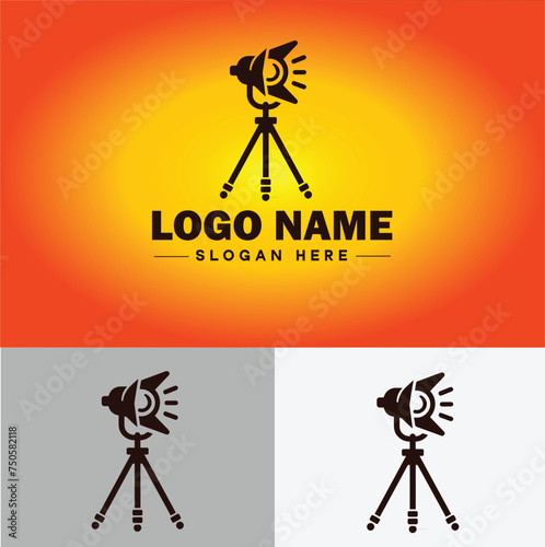 Lamp Logo bulb Light icon Company brand business logo template editable vector