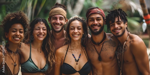 Group in a Wellness Retreat Pursuit of Health and Happiness