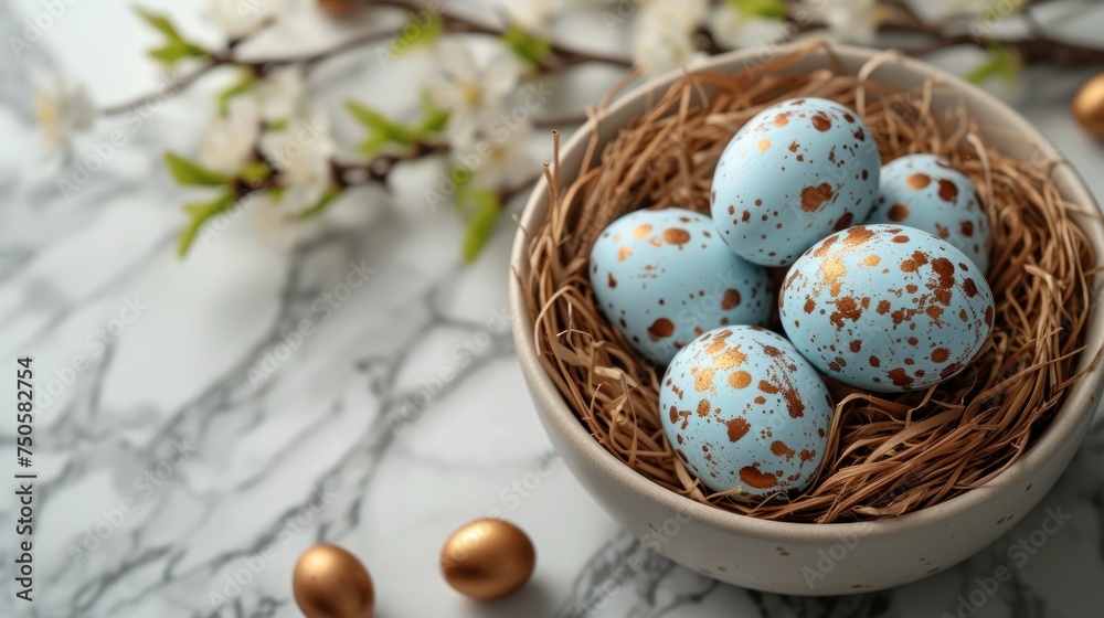 Easter background. Beautiful composition of colorful eggs and spring flowers on a delicate background. Spring holidays concept with copy space. Easter background. Beautiful composition of colorful eggs and spring flowers on a delicate background. Spring holidays concept with copy space.