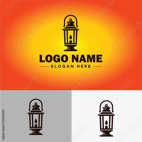 Lamp Logo bulb Light icon Company brand business logo template editable vector