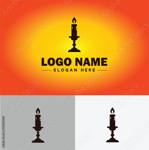 Lamp Logo bulb Light icon Company brand business logo template editable vector