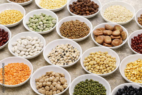 Assorted beans around the world.