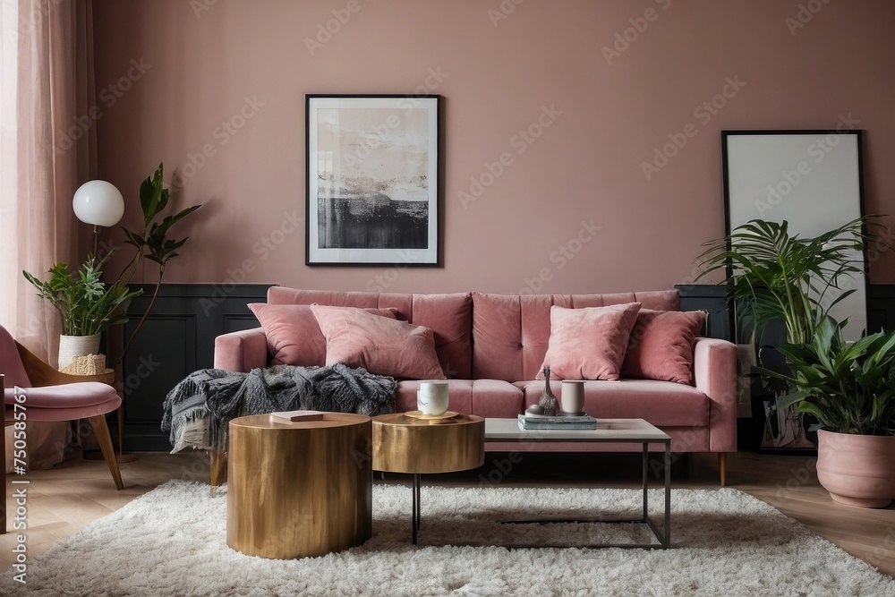 modern living room with table ,chiars sofa frame mockup modern living room with table ,chiars sofa frame mockup
