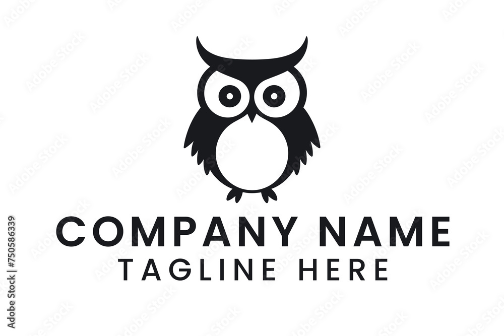 owl on white Minimal Vector Logo Design Tshirt Sublimation Illustration design owl on white Minimal Vector Logo Design Tshirt Sublimation Illustration design