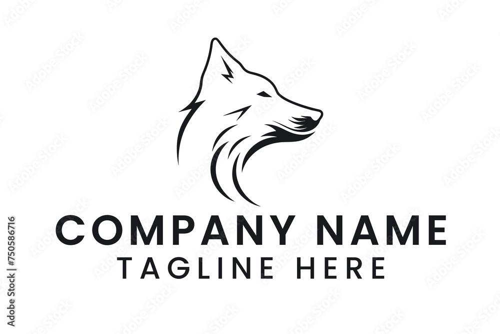 wolf head icon Minimal Vector Logo Design Tshirt Sublimation Illustration design wolf head icon Minimal Vector Logo Design Tshirt Sublimation Illustration design