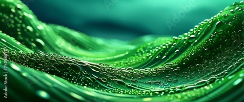 Abstract Green Landscape Wallpaper Background Macro Photography © Janis