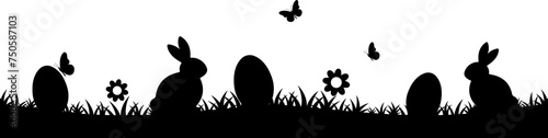 Easter egg hun background  photo
