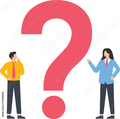 People frequently asked questions around question marks, Answer to question concept,


