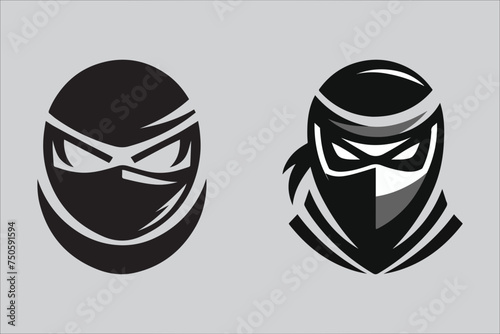 Editable Logo Ninja, Esport Logo