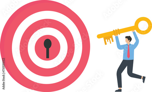 Secret target achievement and guidance, Money management or investment advice concept,


