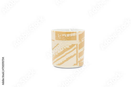 Espresso coffee cup made with delicate porcelain.