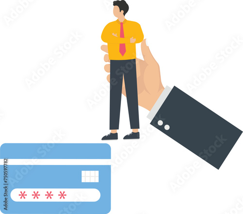 Debt Problem and business financial stress, Debt Reduction or capital concept,

