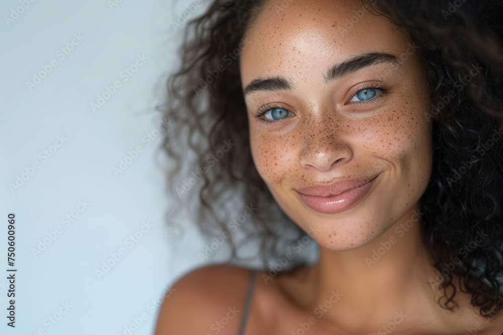 a young woman looking into the Camera with a smile isolated on clear white background a young woman looking into the Camera with a smile isolated on clear white background