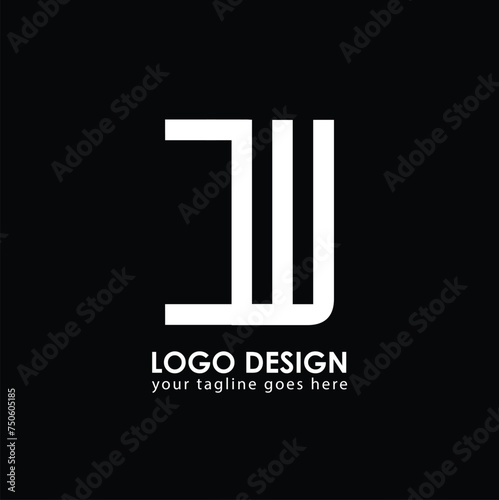 DW DW Logo Design  Creative Minimal Letter DW DW Monogram