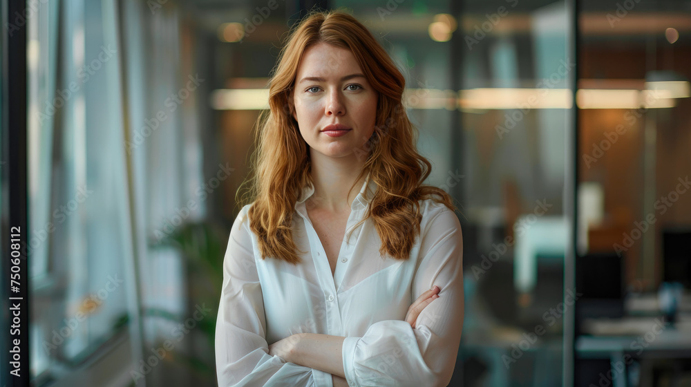 Attractive Mature Woman Executive in Corporate Office Attractive Mature Woman Executive in Corporate Office