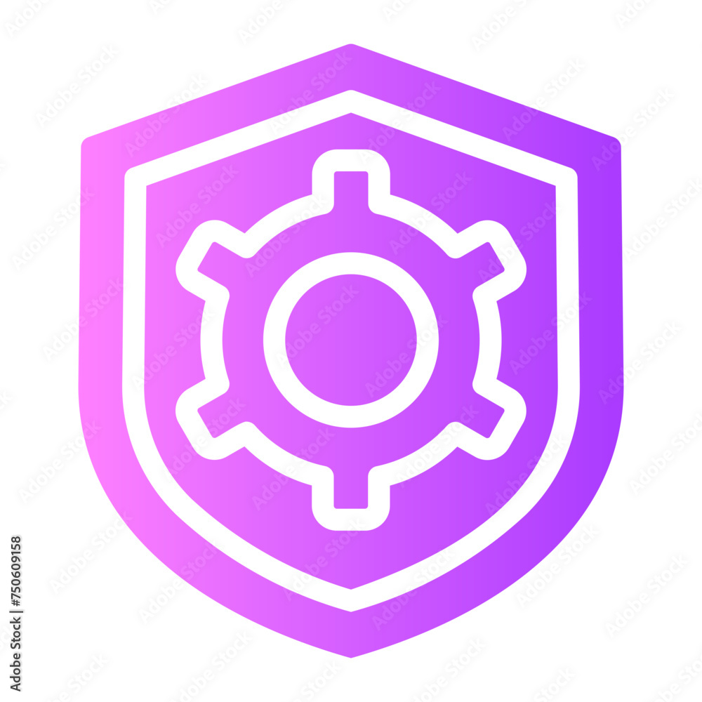 shield gradient icon shield gradient icon