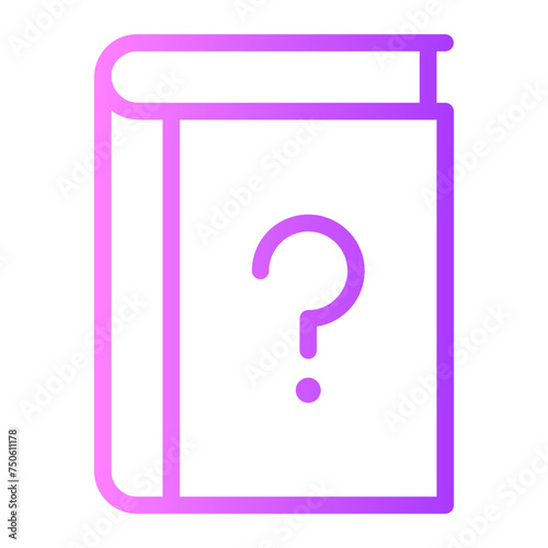guidebook gradient icon
