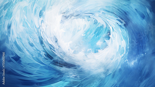 Abstract background whirlpool water circle
