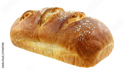 Crispy bread, transparent background 