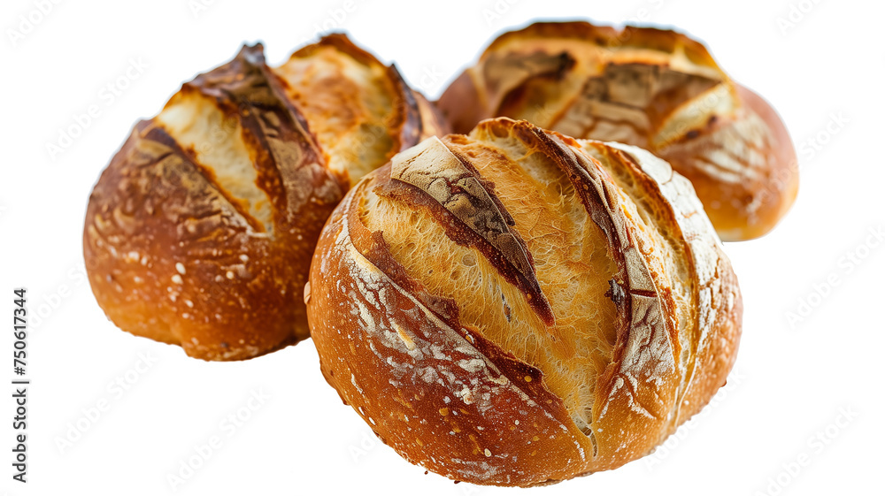 Crispy bread, transparent background Crispy bread, transparent background