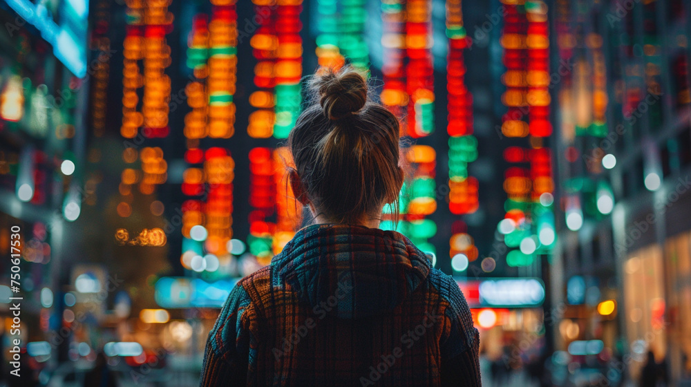Obraz premium Stock Market Trading: Background Concept