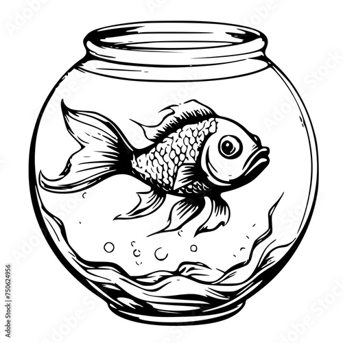 fish, sea, vector, animal, fishing, illustration, water, aquarium, underwater, food, nature, ocean, marine, icon, seafood, life, silhouette, aquatic, pike, symbol, tattoo, art, salmon, river, design, 