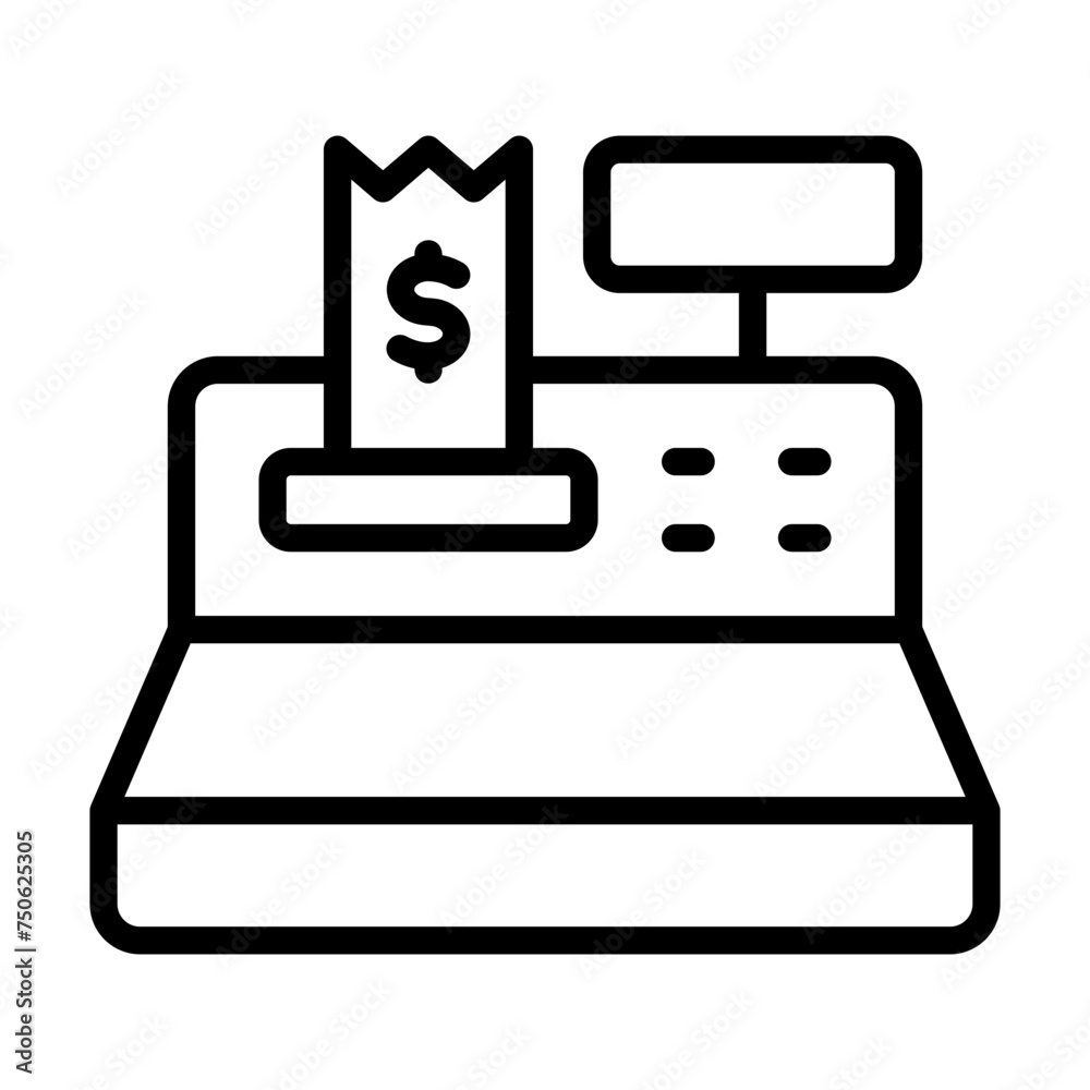 Cash Register Icon Cash Register Icon
