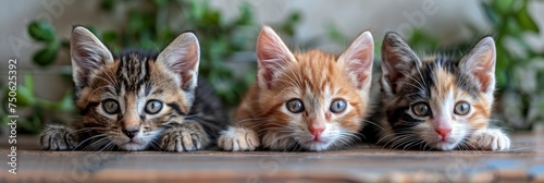 Orange Tabby Calico Tortie Kittens Red, Background Banner