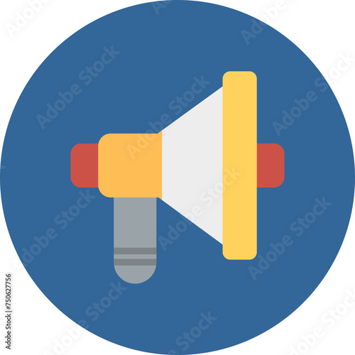 Protest Flat Circle Icon