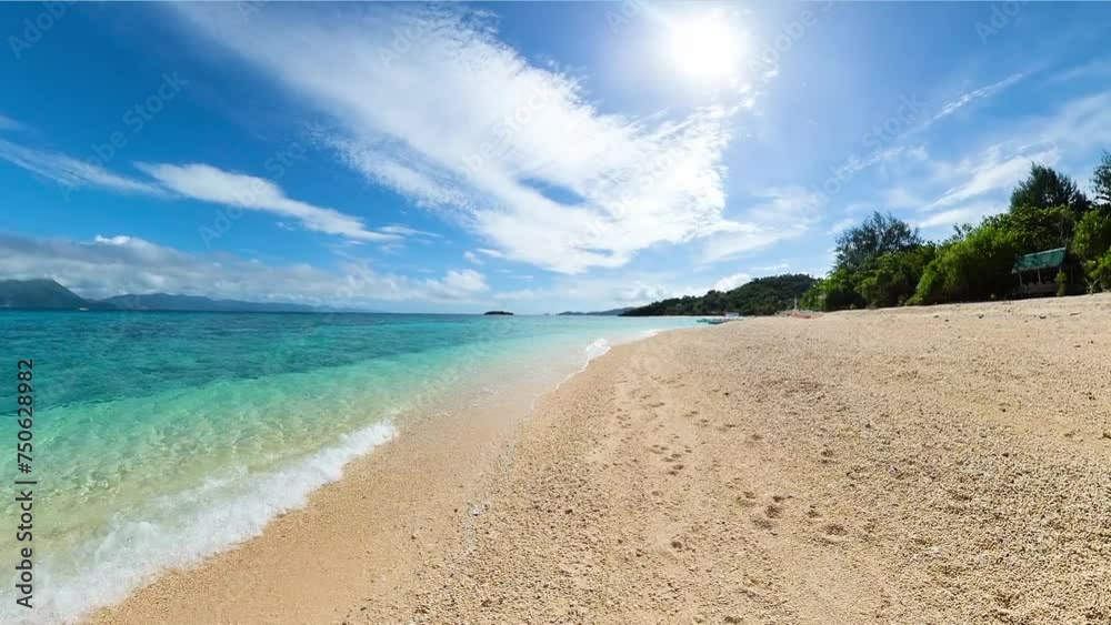 Beach in Cobrador Island with crystal clear water and sands under the sun. Romblon, Philippines. Beach in Cobrador Island with crystal clear water and sands under the sun. Romblon, Philippines.