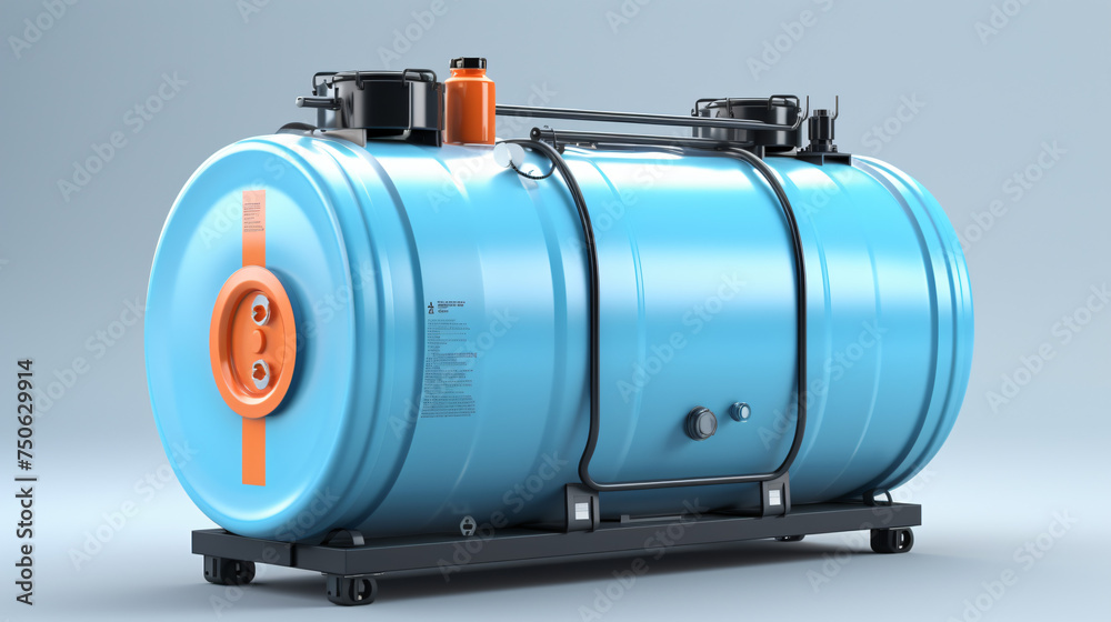 Chemical tank container. ISO tank container