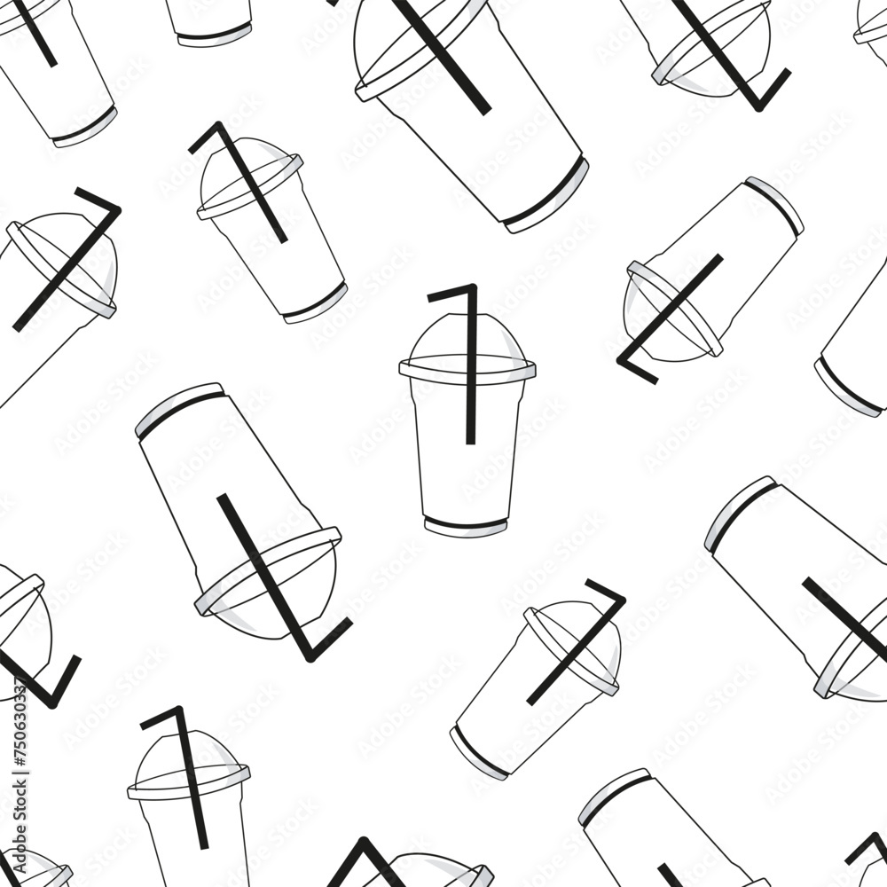 vector pattern.
plastic cup seamless vector pattern.
plastic cup seamless
