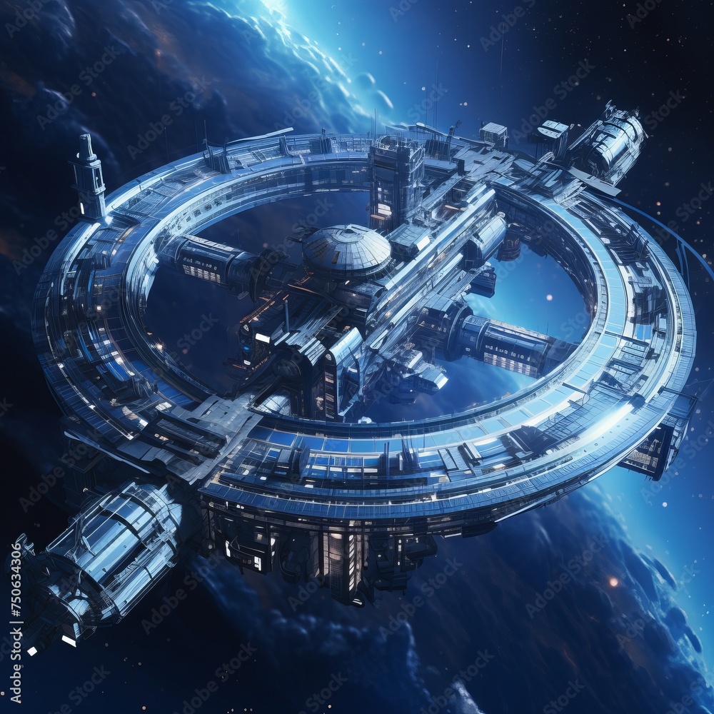 Solo Futuristic Spaceship Soaring Through the Starlit Dark Cosmos
Solo Futuristic Spaceship Soaring Through the Starlit Dark Cosmos