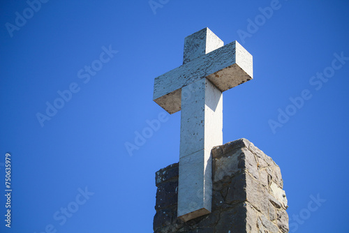 old stone cross