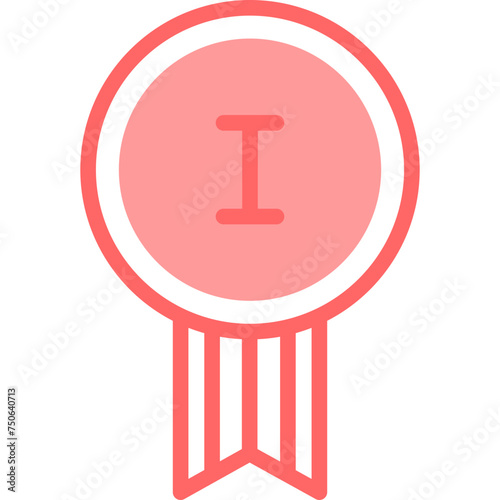 Badge Line Fill Icon