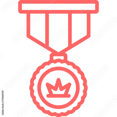 Badge Line Fill Icon