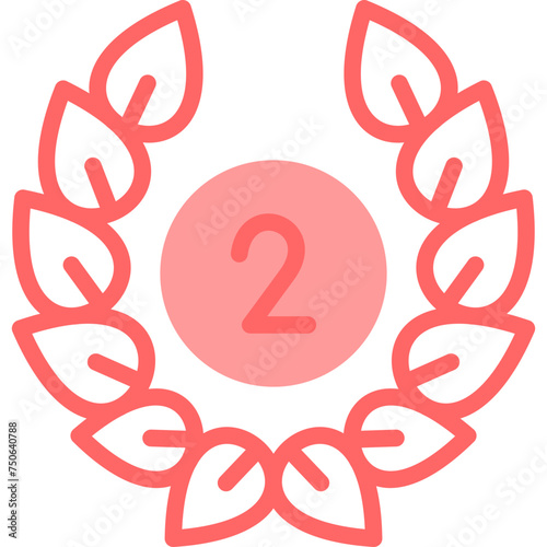 Laurel Wreath Line Fill Icon