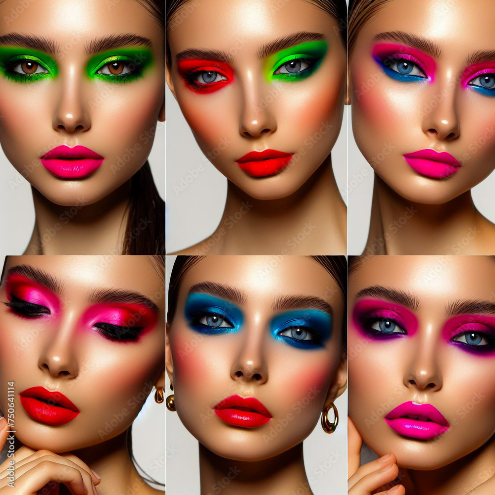 Colorful Allure: Bright Eye Studio Makeup Looks Captivate with Bold Palettes and Mesmerizing Designs.