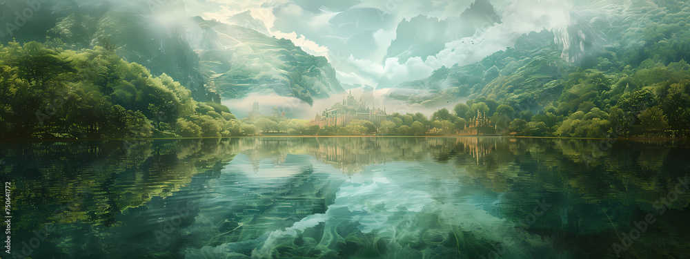 Reflections of a Lost City: The Lake's Mystical Mirror Reflections of a Lost City: The Lake's Mystical Mirror