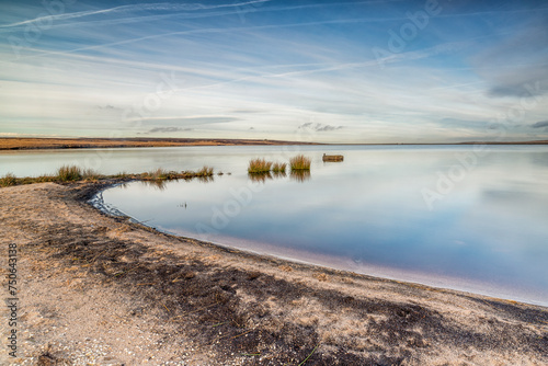 Canvas-taulu yorkshire moorland reservoir