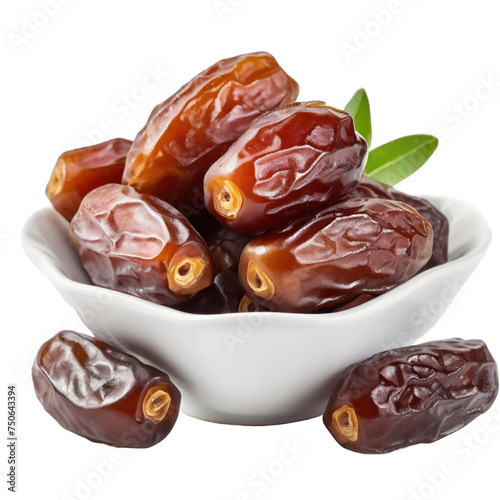 Dried dates in a bowl