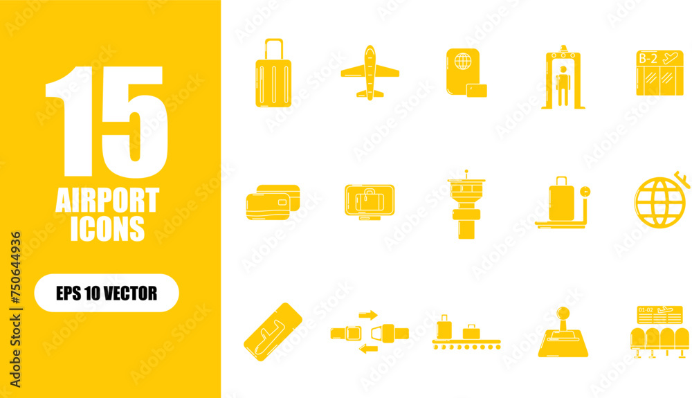 Airport Icon Collection Airport Icon Collection