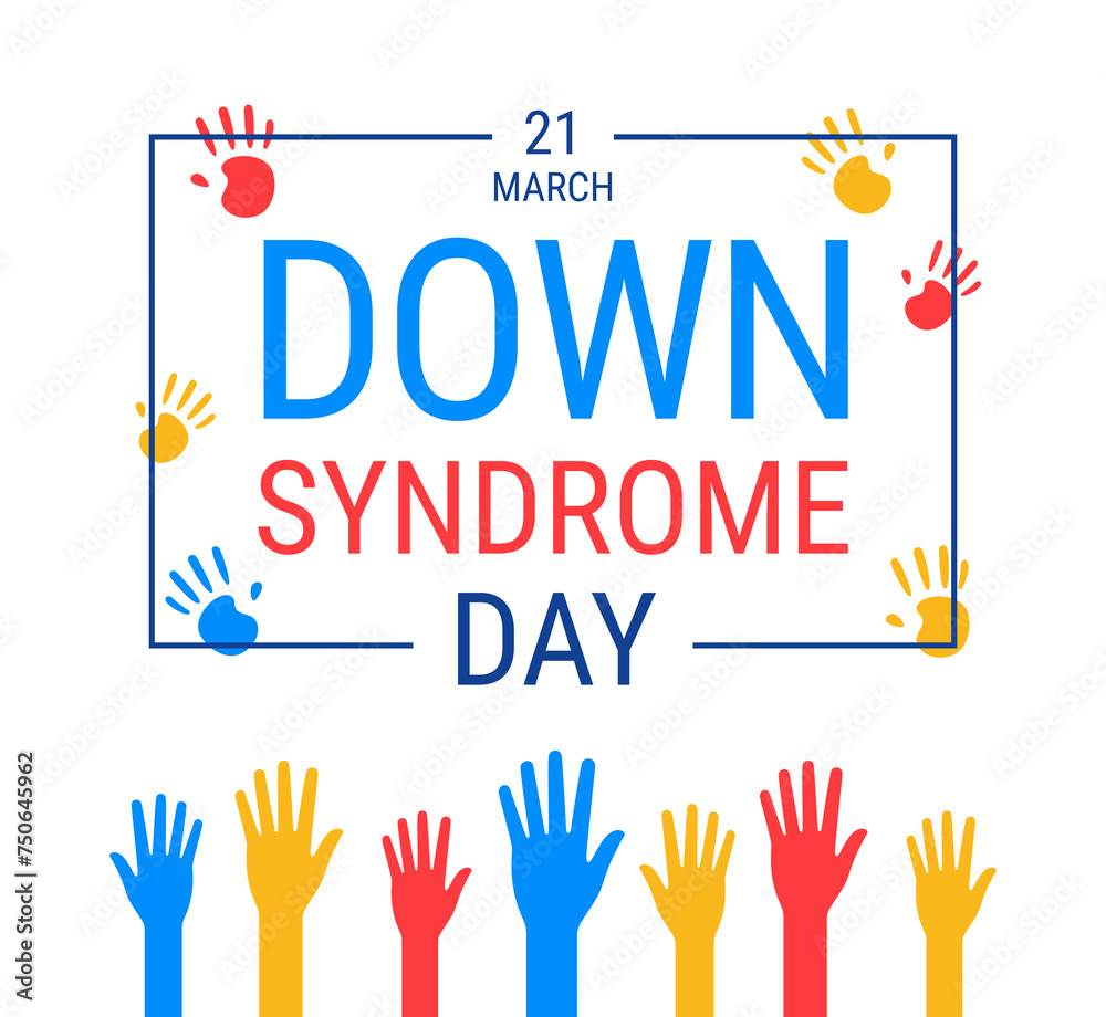 World Down Syndrome Day Vector Illustration World Down Syndrome Day Vector Illustration