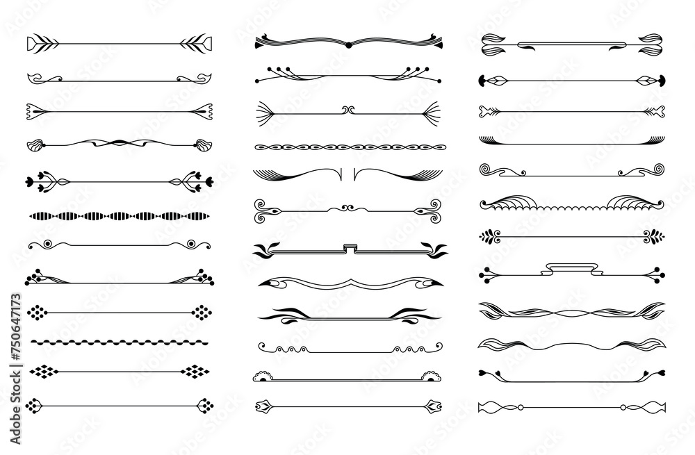 Vector Exquisite Ornamental and Page Decoration Designs elements.