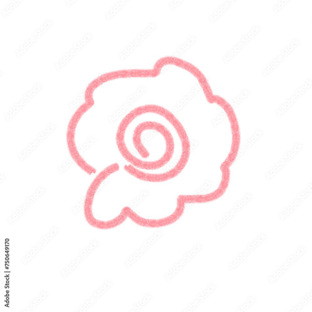 Doodle Flowers With Crayons Doodle Flowers With Crayons