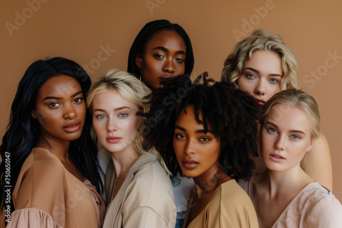 group of people in a row