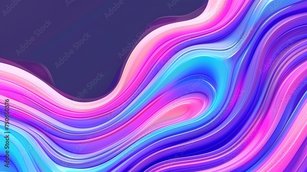 Vivid Purple and Blue Waves in Digital Artwork Vivid Purple and Blue Waves in Digital Artwork